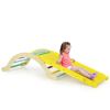 3-in-1 Wooden Climber Ladder Structure with Rock Climbing Ramp and Padding
